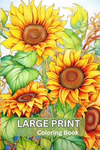 LARGE PRINT Coloring Book: 100 Beautiful Botanical Designs for Adults. Perfect Gift For Nature Lovers, Women, Seniors For Stress Relief, Relaxation. von Independently published